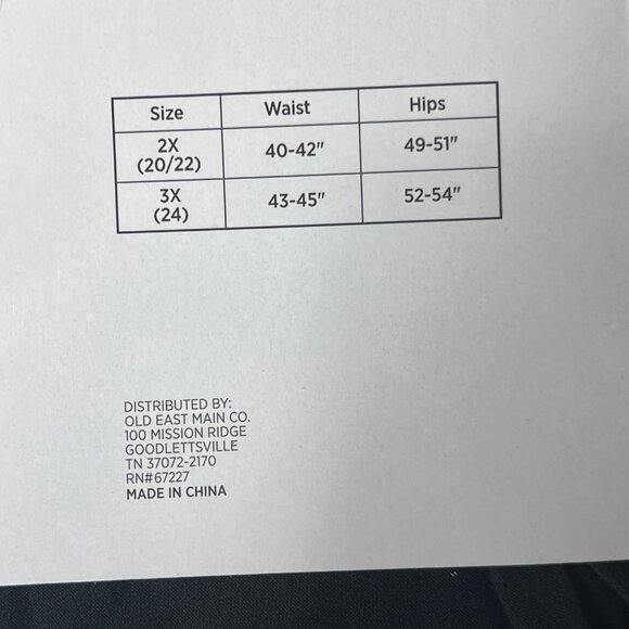 Bobbie Brooks Ladies Yoga Pants 2X Black Fold Over Waistband  2 Packages NWT - Picture 6 of 8